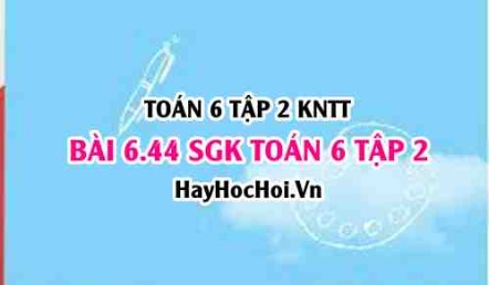 Bài 6.45 SGK Toán 6 tập 2 Kết nối tri thức